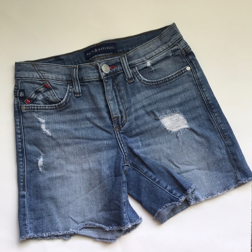 Denim shorts